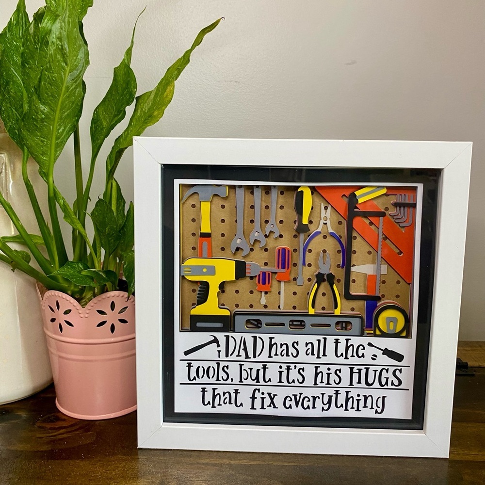 3D Dad Shadowbox